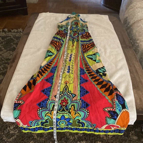 Anthropologie Flying Tomato vibrant colored beautiful bohemian style dress. - Picture 10 of 13